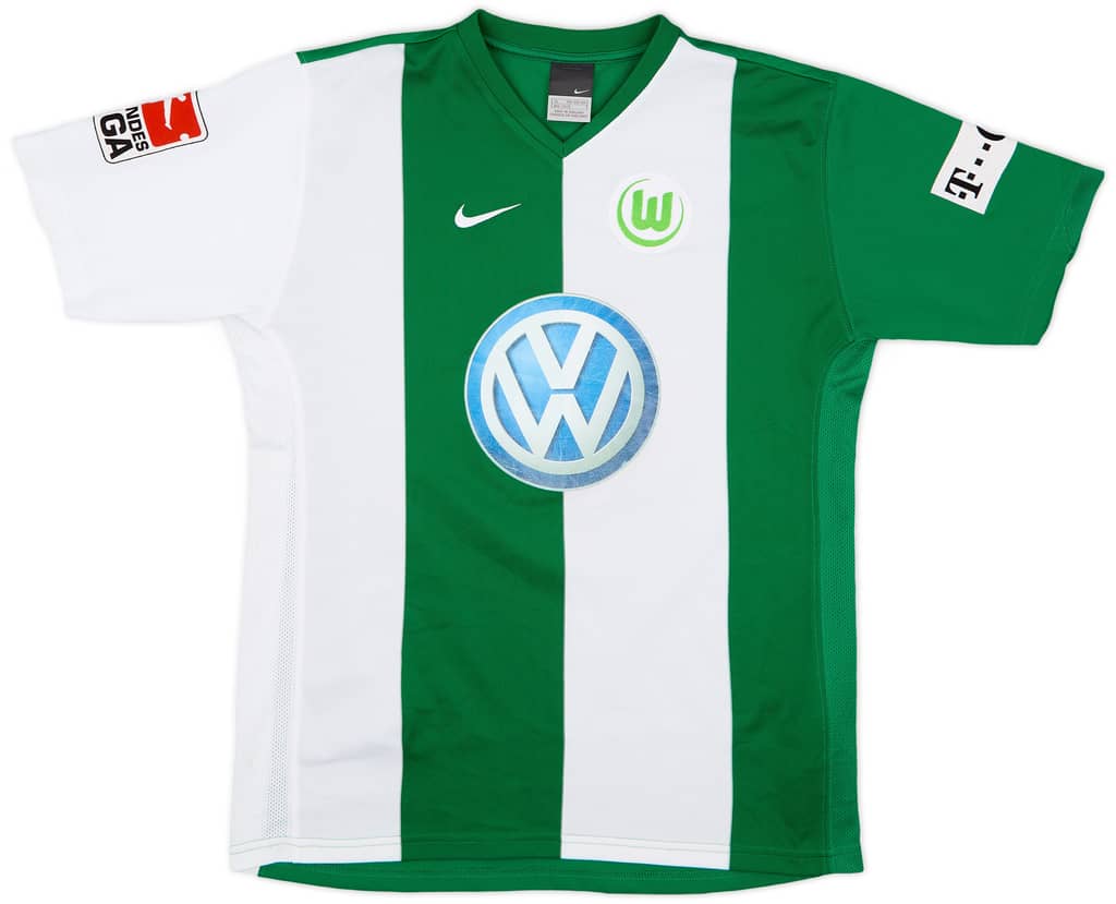 2006-07 Wolfsburg Home Shirt Hanke #11 - 7/10 - (XL.Boys)