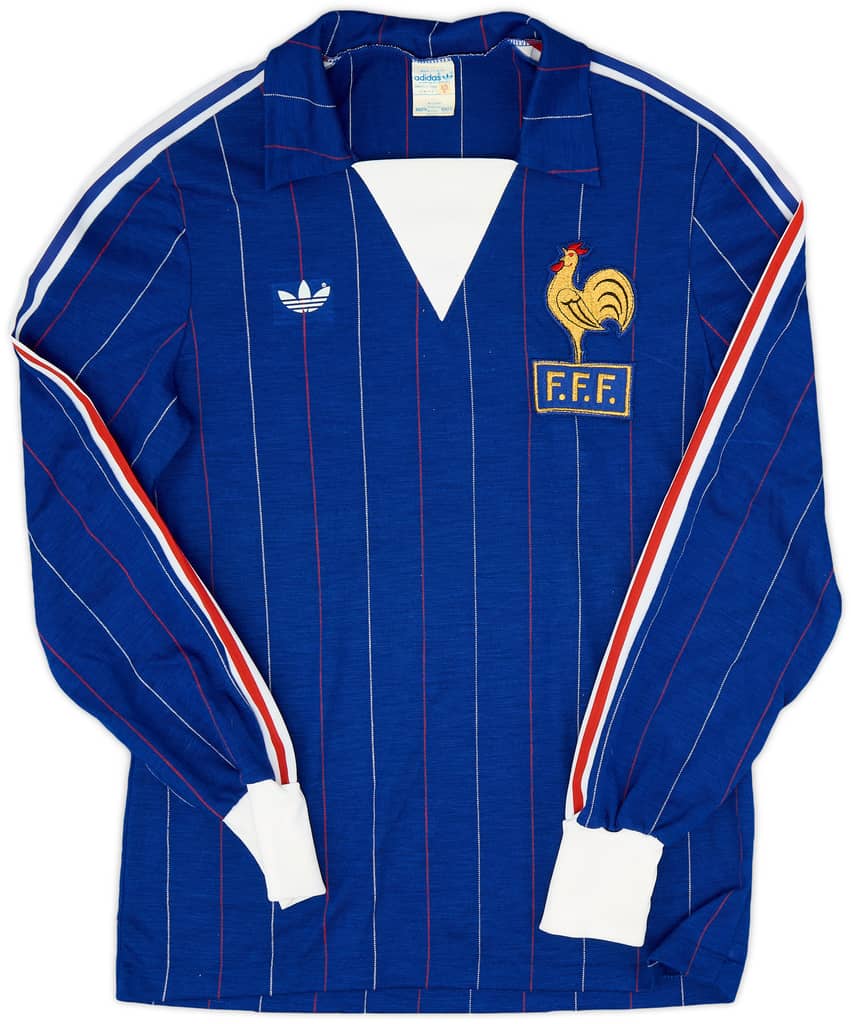 1980-82 France Home L/S Shirt - 9/10 - (M)