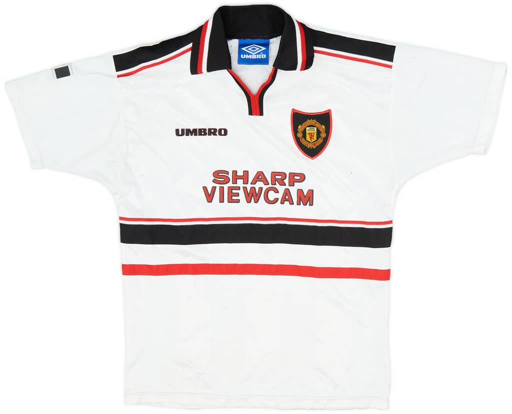 1997-99 Manchester United Away Shirt - 6/10 - (L.Boys)