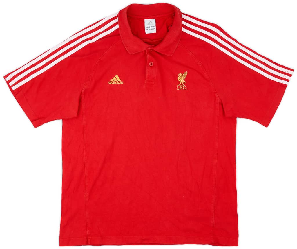 2007-08 Liverpool adidas Polo Shirt - 6/10 - (L)