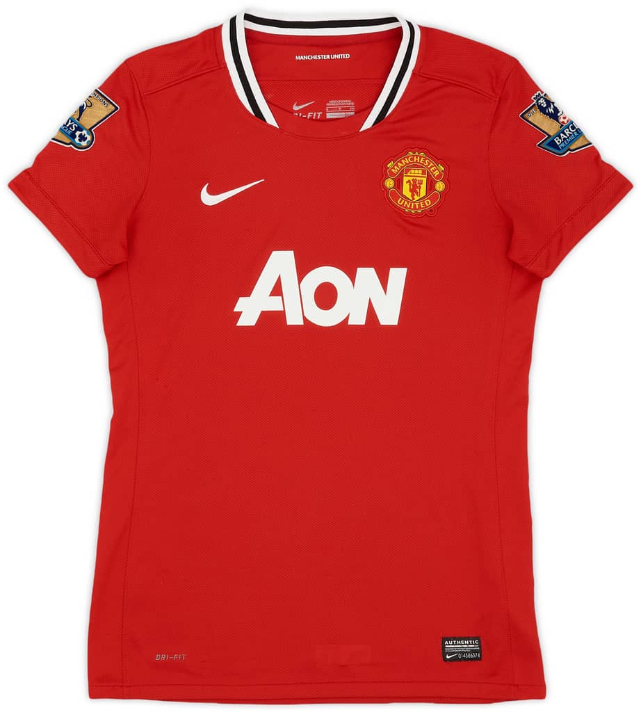 2011-12 Manchester United Home Shirt - 8/10 - (Women's S)