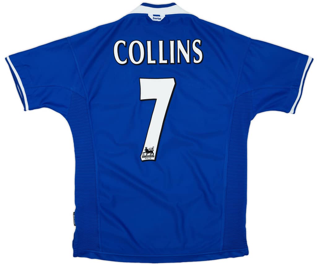 1999-00 Everton Home Shirt Collins #7 - 5/10 - (L)