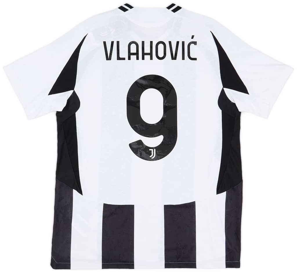 2024-25 Juventus Authentic Home Shirt Vlahovic #9