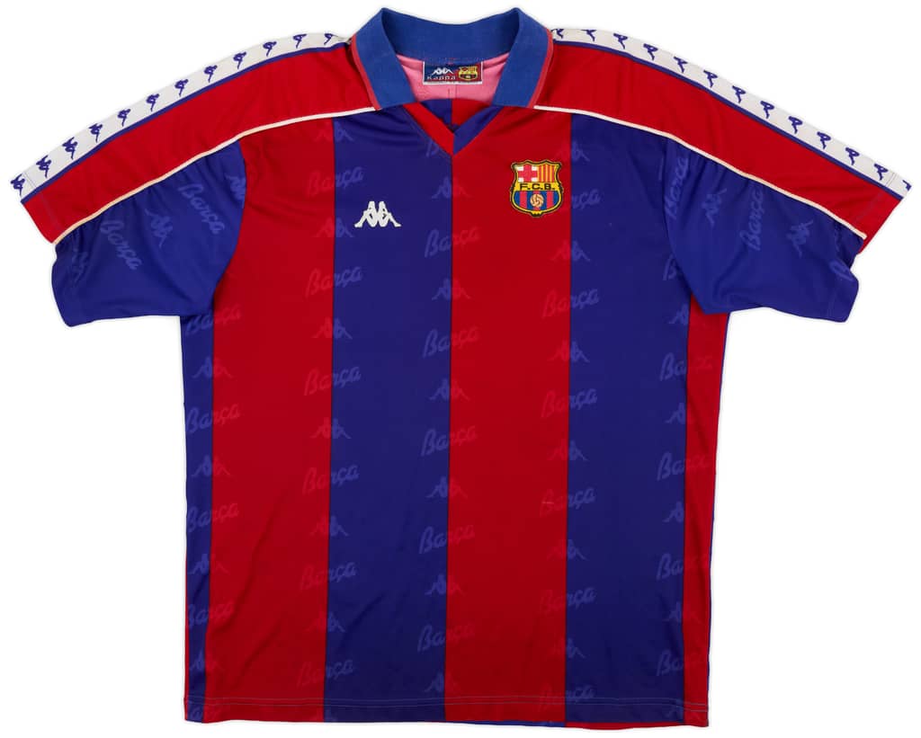 1992-95 Barcelona Home Shirt - 8/10 - (XL)