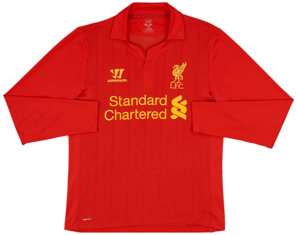 2012-13 Liverpool Home L/S Shirt Gerrard #8 - 7/10 - (S)