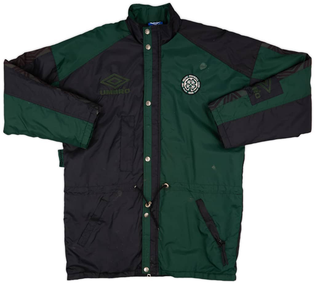 1995-96 Celtic Umbro Padded Bench Coat - 6/10 - (M)