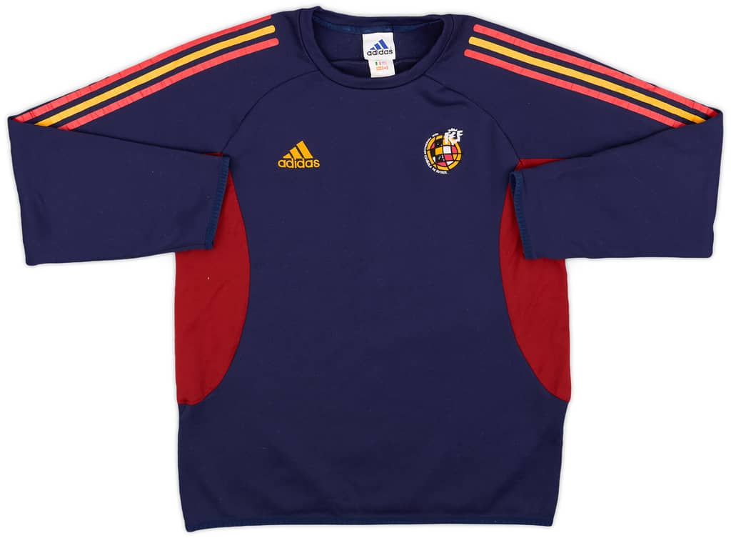 2001-02 Spain adidas Sweat Top - 7/10 - (M)