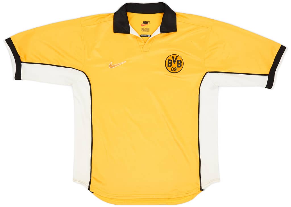 1998-00 Borussia Dortmund Player Issue Home Shirt - 5/10 - (M)