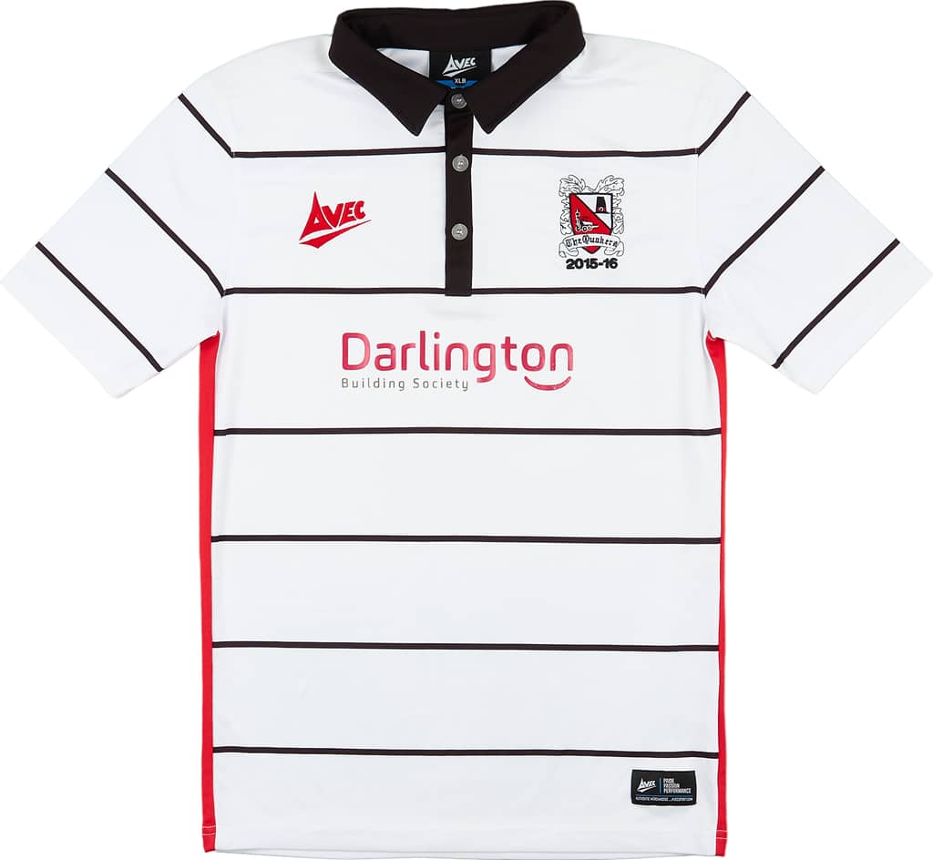 2015-16 Darlington Home Shirt - 7/10 - (XL.Boys)