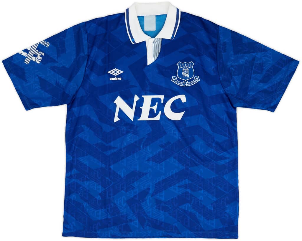 1991-93 Everton Home Shirt - 7/10 - (L)