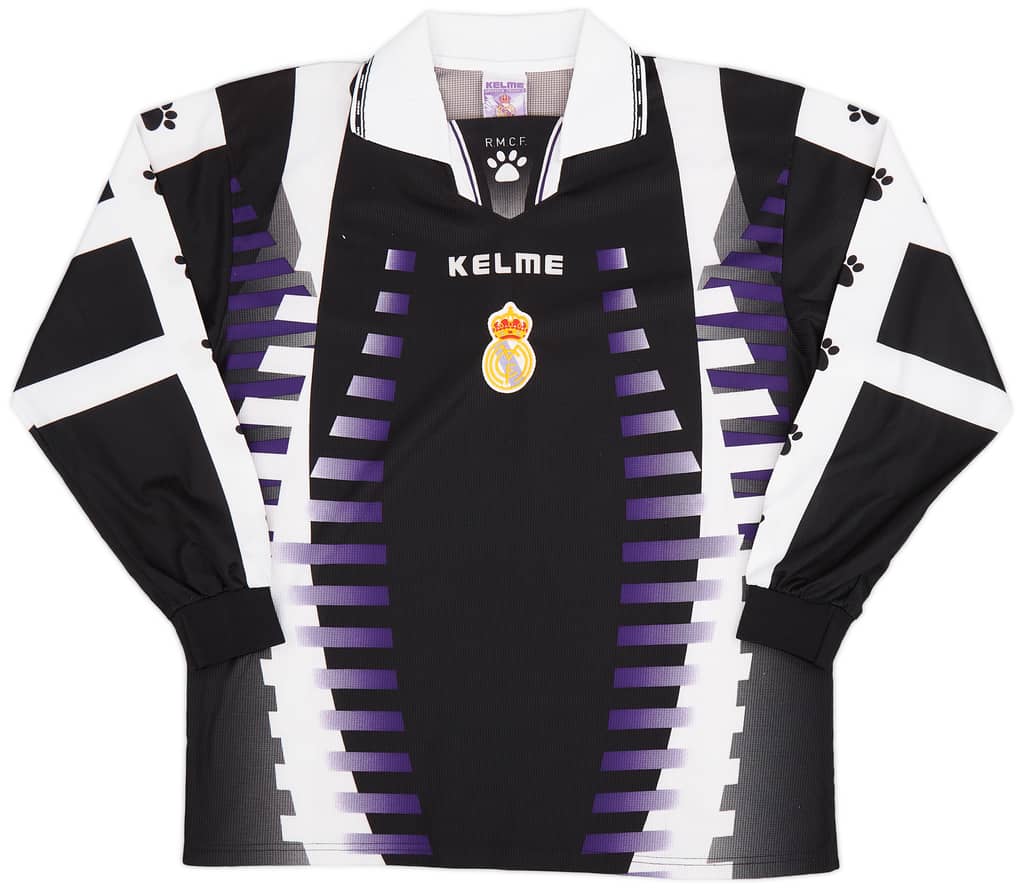 1997-98 Real Madrid Third L/S Shirt - 8/10 - (L)