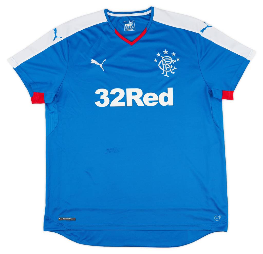 2015-16 Rangers Home Shirt - 8/10 - (XXL)