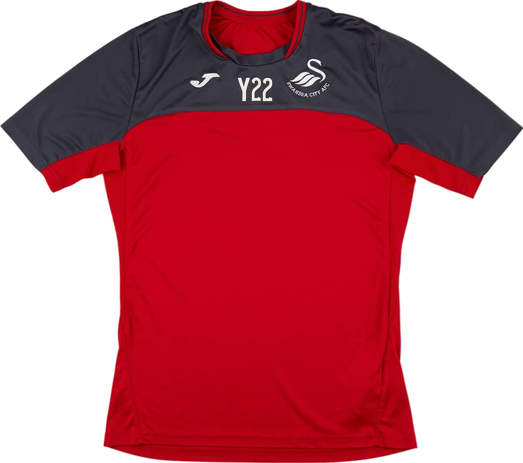 2018-20 Swansea Player Issue Joma Training Shirt #Y22 - 8/10 - (L)