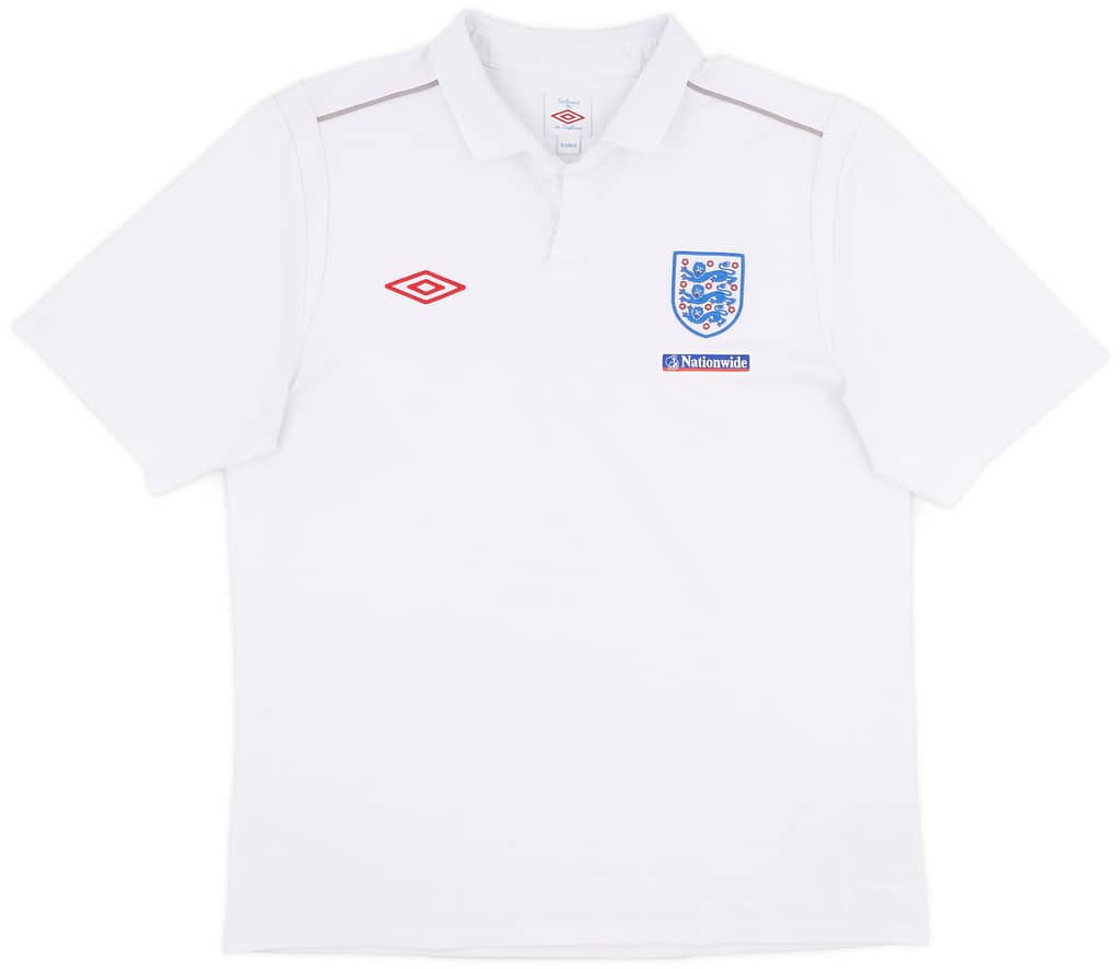 2009-10 England Umbro Polo Shirt - 9/10 - (XL)