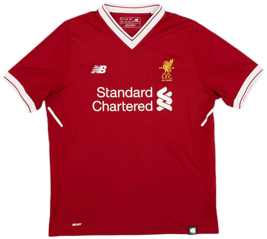 2017-18 Liverpool 125 Years Home Shirt - 8/10 - (XL.Boys)
