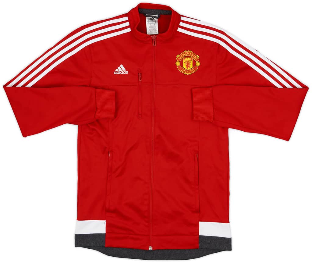 2017-18 Manchester United adidas Track Jacket - 9/10 - (S)