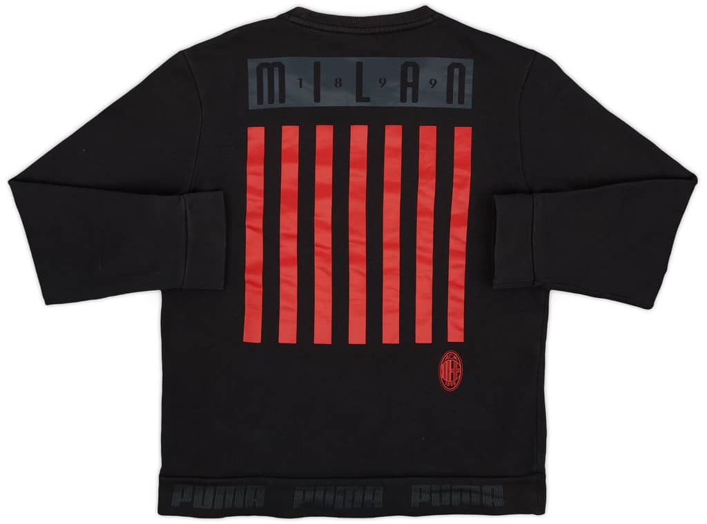 2018-19 AC Milan Puma Sweat Top - 7/10 - (S)
