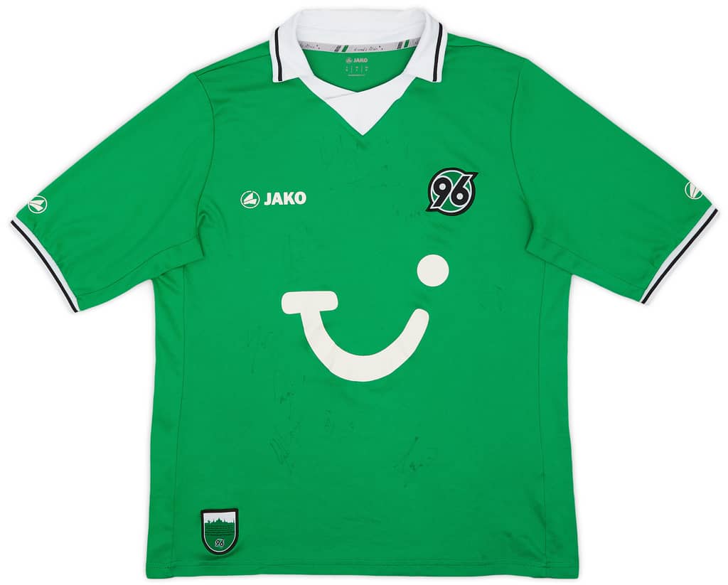 2011-12 Hannover 96 Squad Signed Third Shirt - 6/10 - (M)