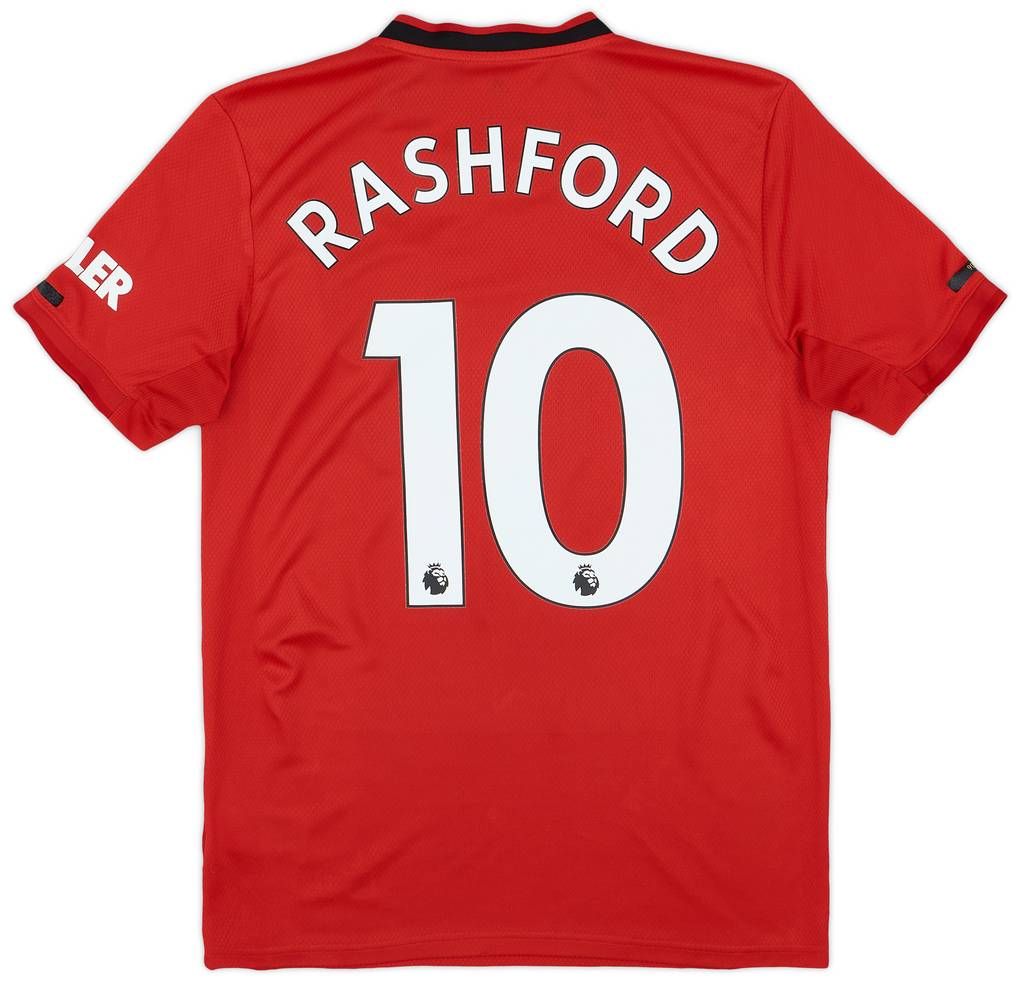 2019-20 Manchester United Home Shirt Rashford #10 - 6/10 - (S)