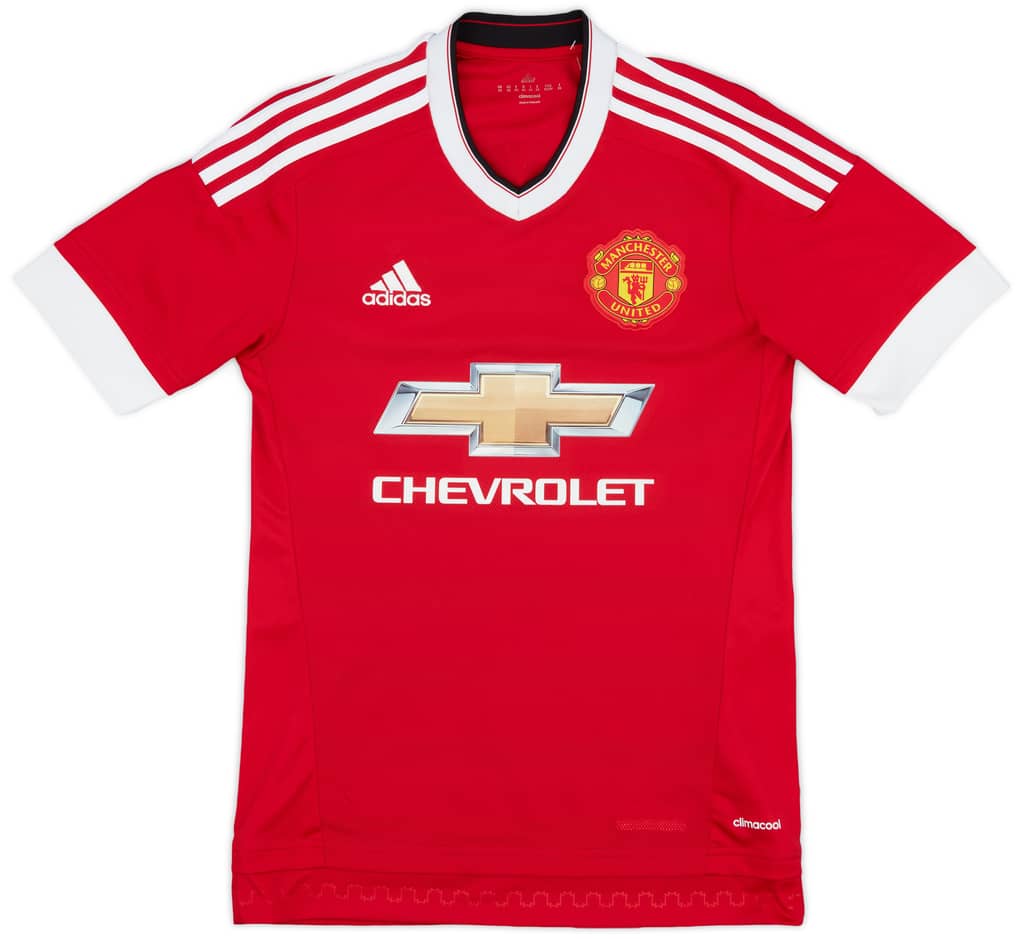 2015-16 Manchester United Home Shirt Rooney #10 - 7/10 - (XS)