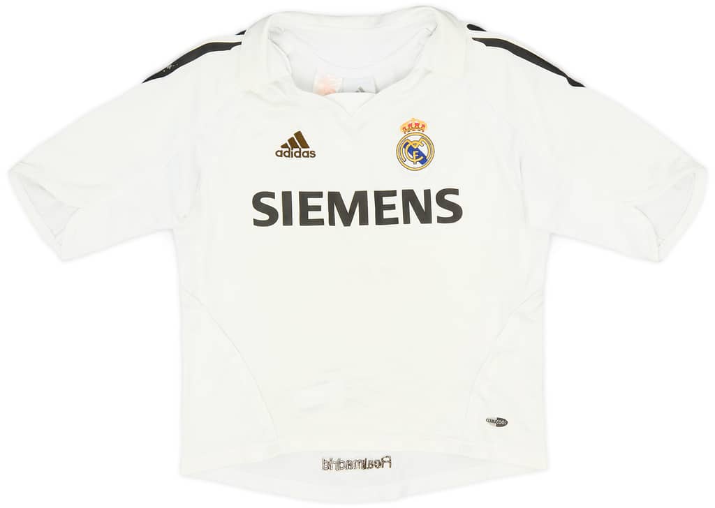 2005-06 Real Madrid Home Shirt - 6/10 - (XS.Boys)
