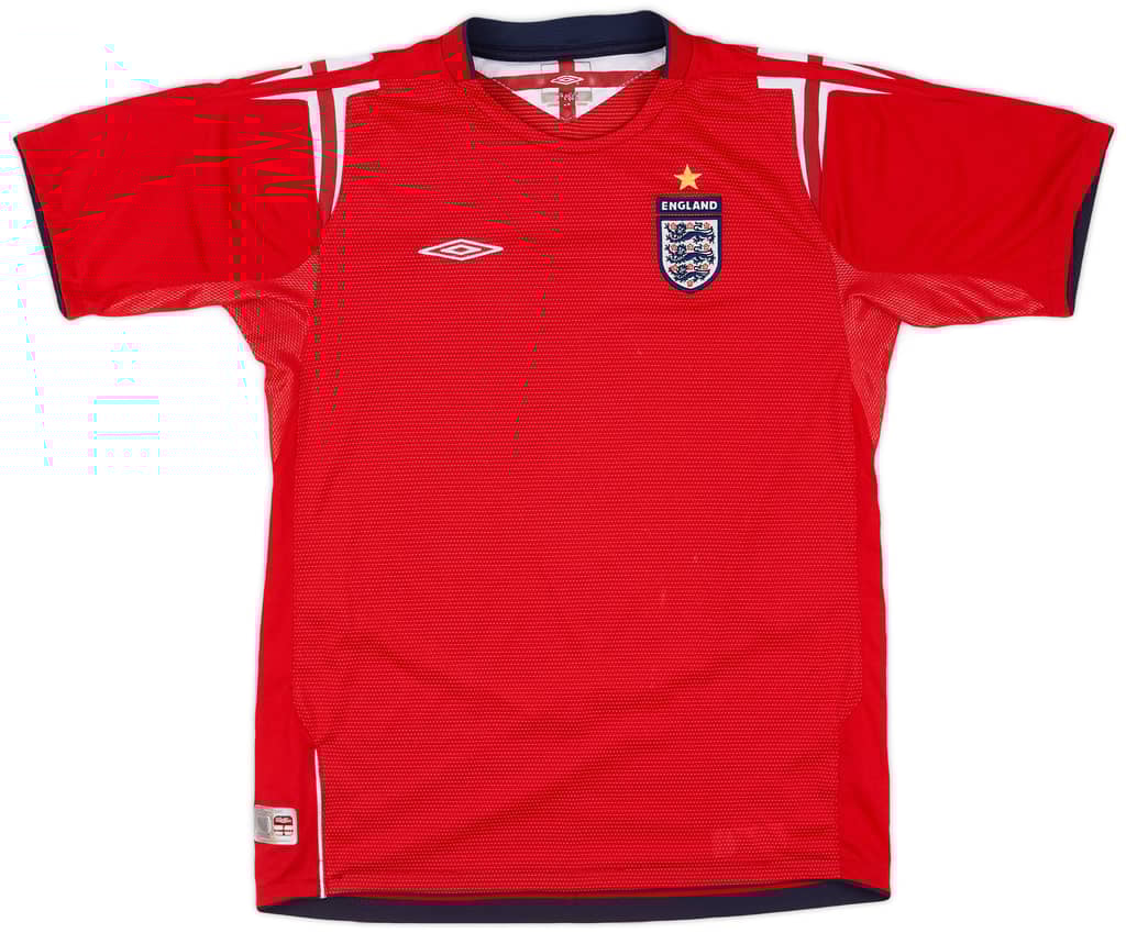 2004-06 England Away Shirt - 8/10 - (XL.Boys)