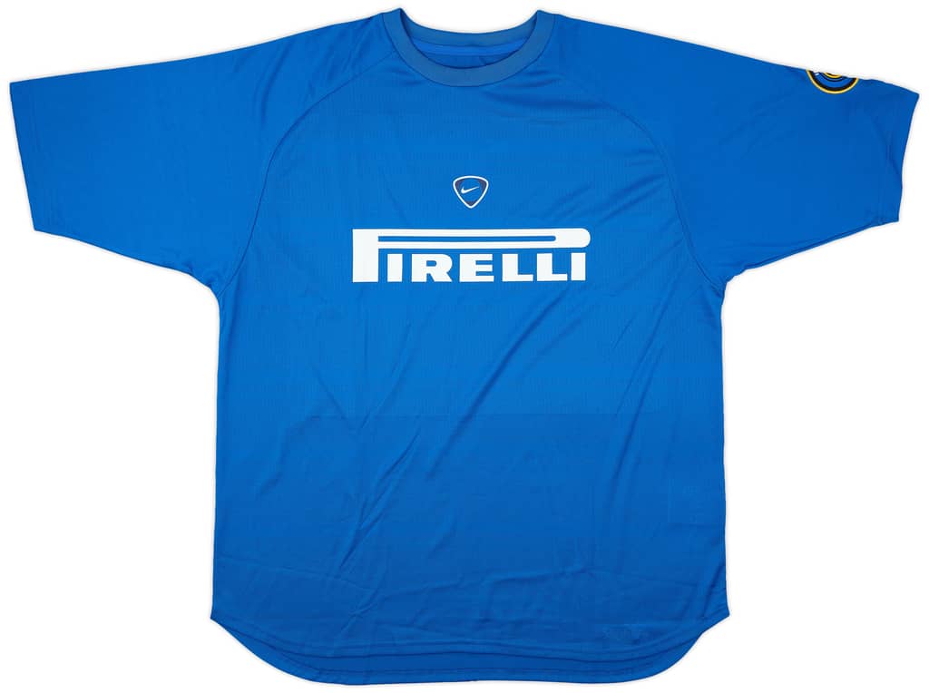 2001-02 Inter Milan Nike Training Shirt - 9/10 - (XL)