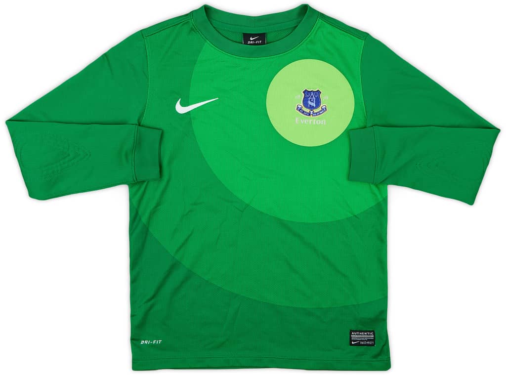 2012-13 Everton GK Shirt - 9/10 - (S.Boys)