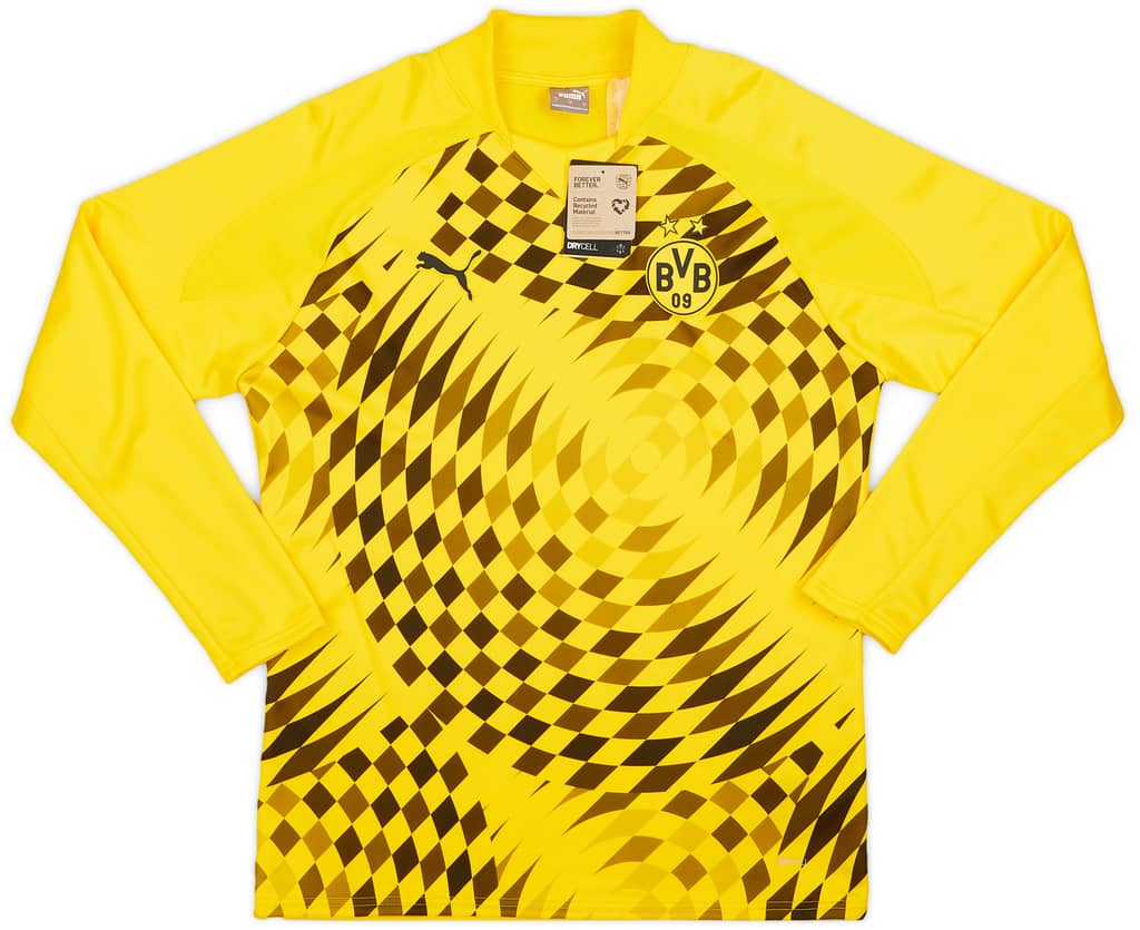 2023-24 Borussia Dortmund Puma Pre-Match Sweat Top