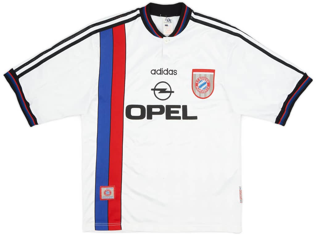 1996-98 Bayern Munich Away Shirt Klinsmann #18 - 8/10 - (S)