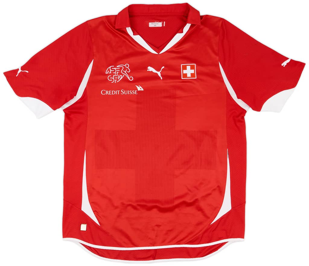 2010-11 Switzerland Home Shirt - 8/10 - (XL)