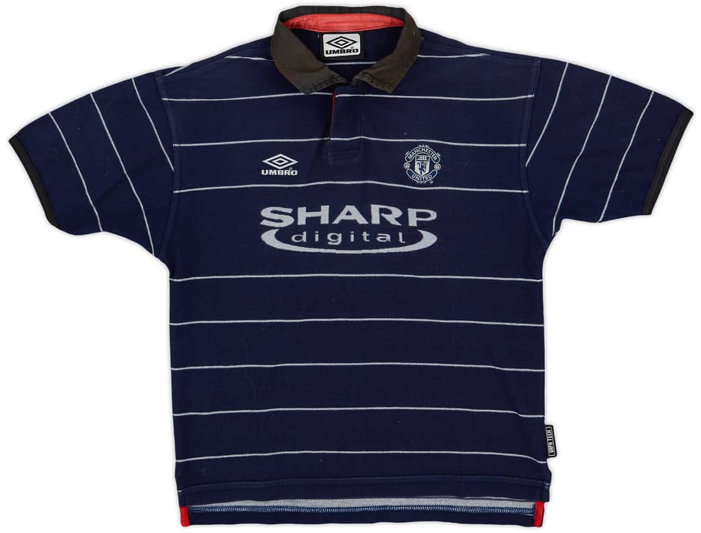 1999-00 Manchester United Away Shirt - 8/10 - (M.Boys)