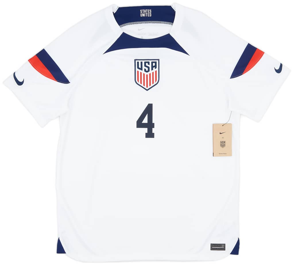 2022-23 USA Home Shirt Adams #4