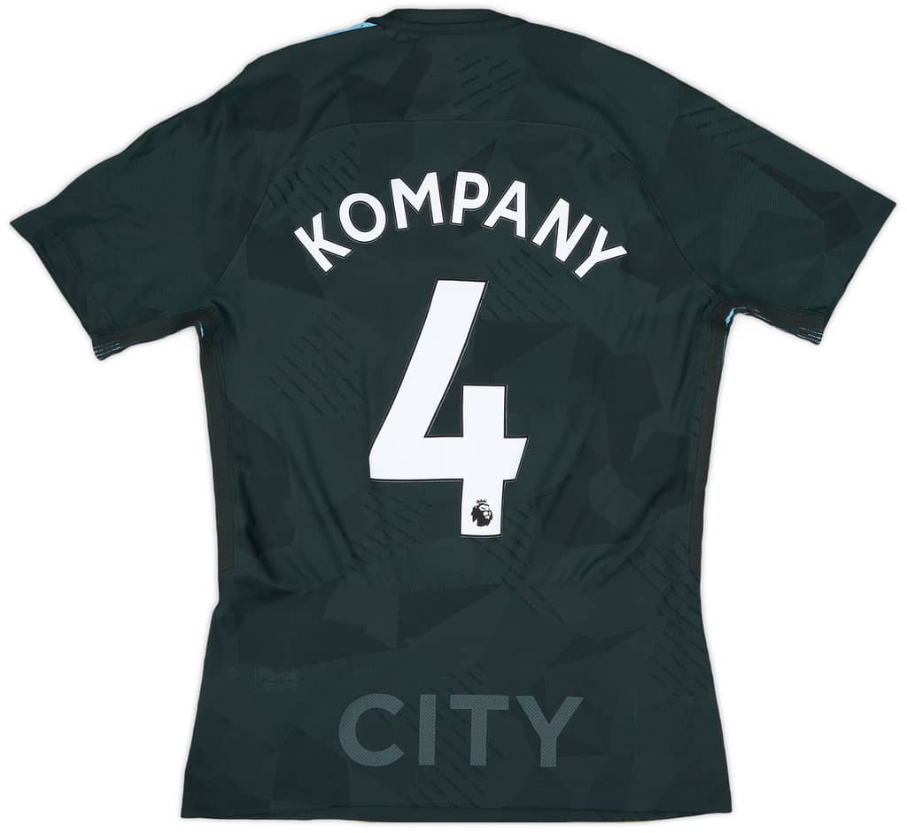 2017-18 Manchester City Authentic Third Shirt Kompany #4 - 9/10 - (M)