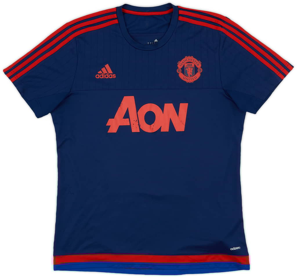 2015-16 Manchester United adidas Training Shirt - 5/10 - (L)