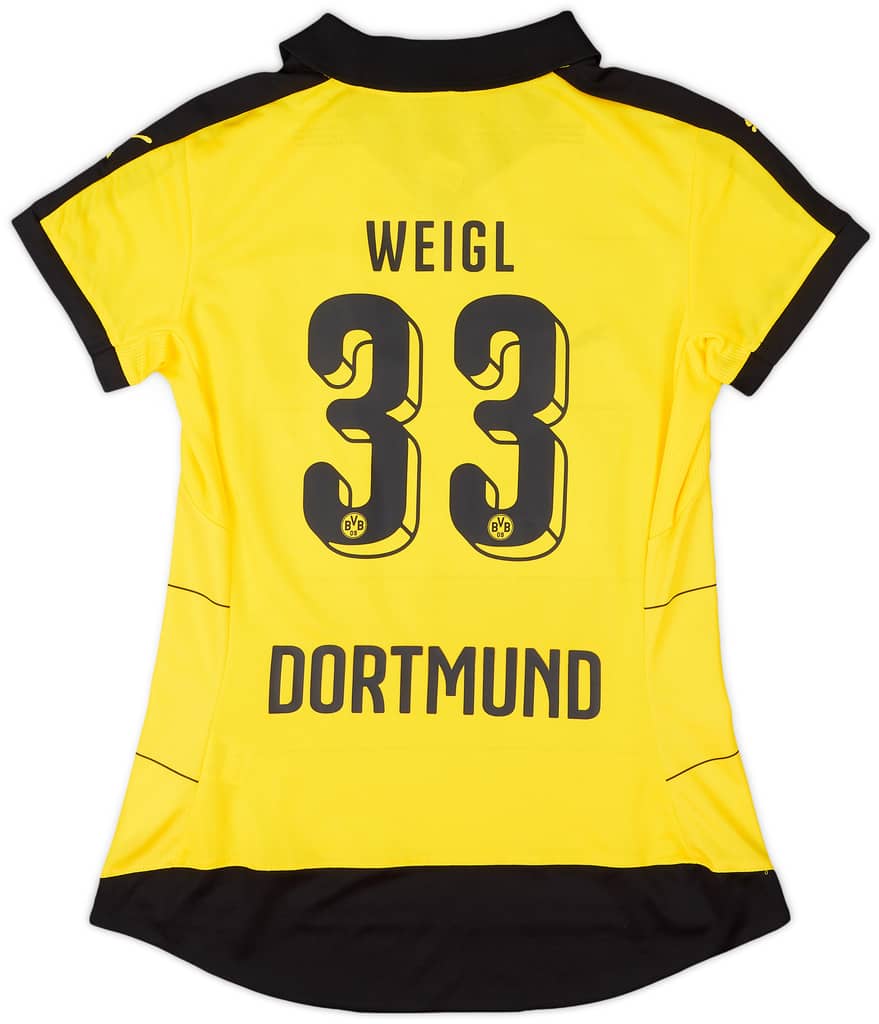 2015-16 Borussia Dortmund Home Shirt Weigl #33 (Women's S)