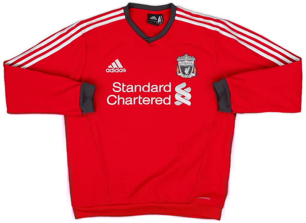 2011-12 Liverpool adidas Sweat Top - 9/10 - (M)