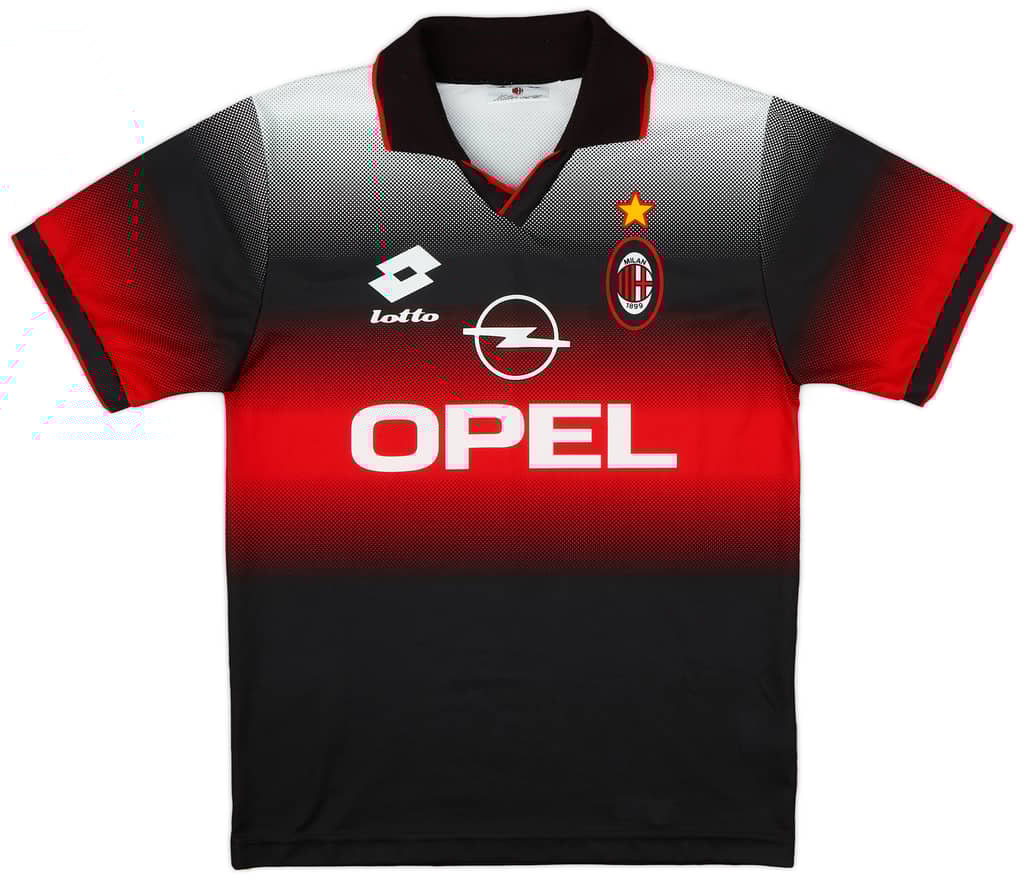 1995-96 AC Milan Lotto Training Shirt - 9/10 - (S)