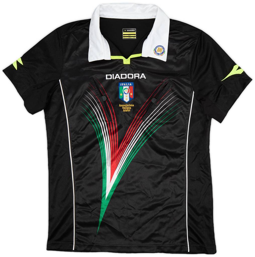 2012-13 Italy Diadora Referee L/S Shirt - 8/10 - (S)