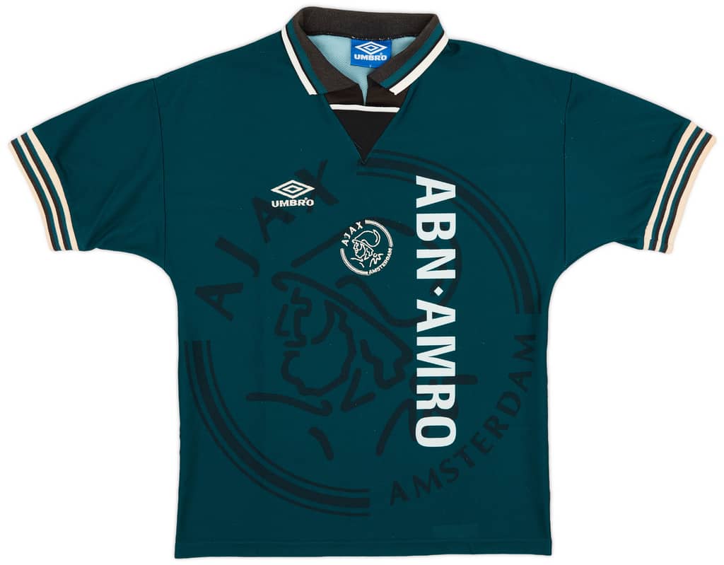 1995-96 Ajax Away Shirt - 8/10 - (XL.Boys)