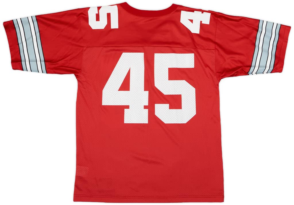 1996-98 Ohio State Buckeyes Katzenmoyer #45 Nike Home Jersey - 10/10 - (L)