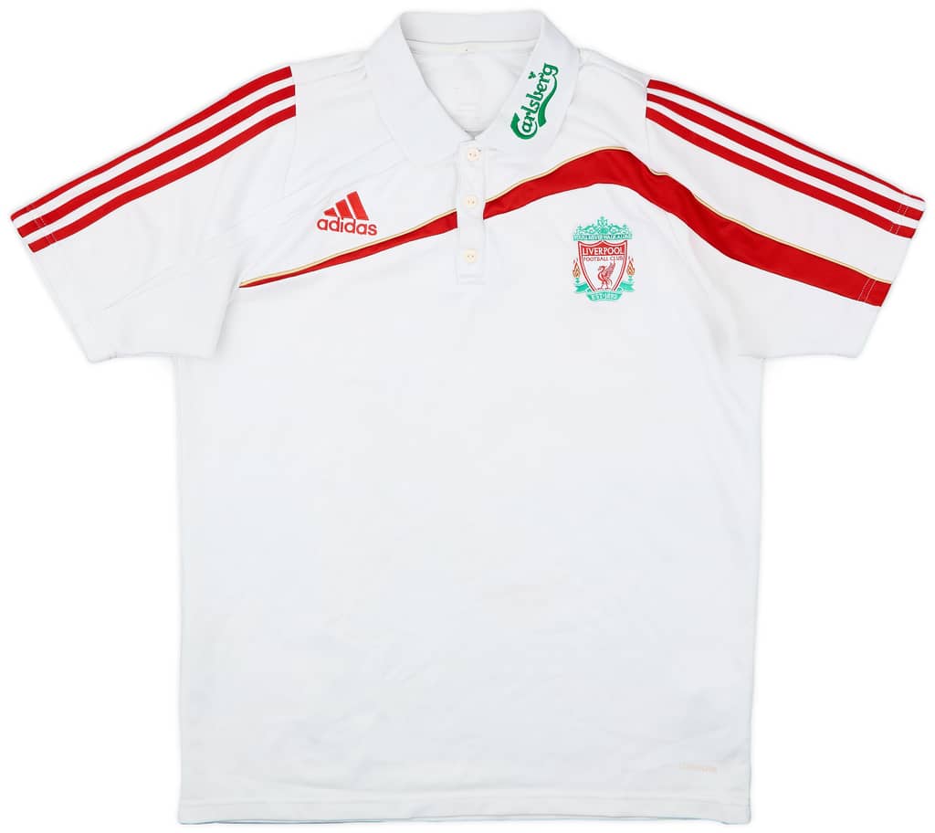 2009-10 Liverpool adidas Polo Shirt - 6/10 - (L)