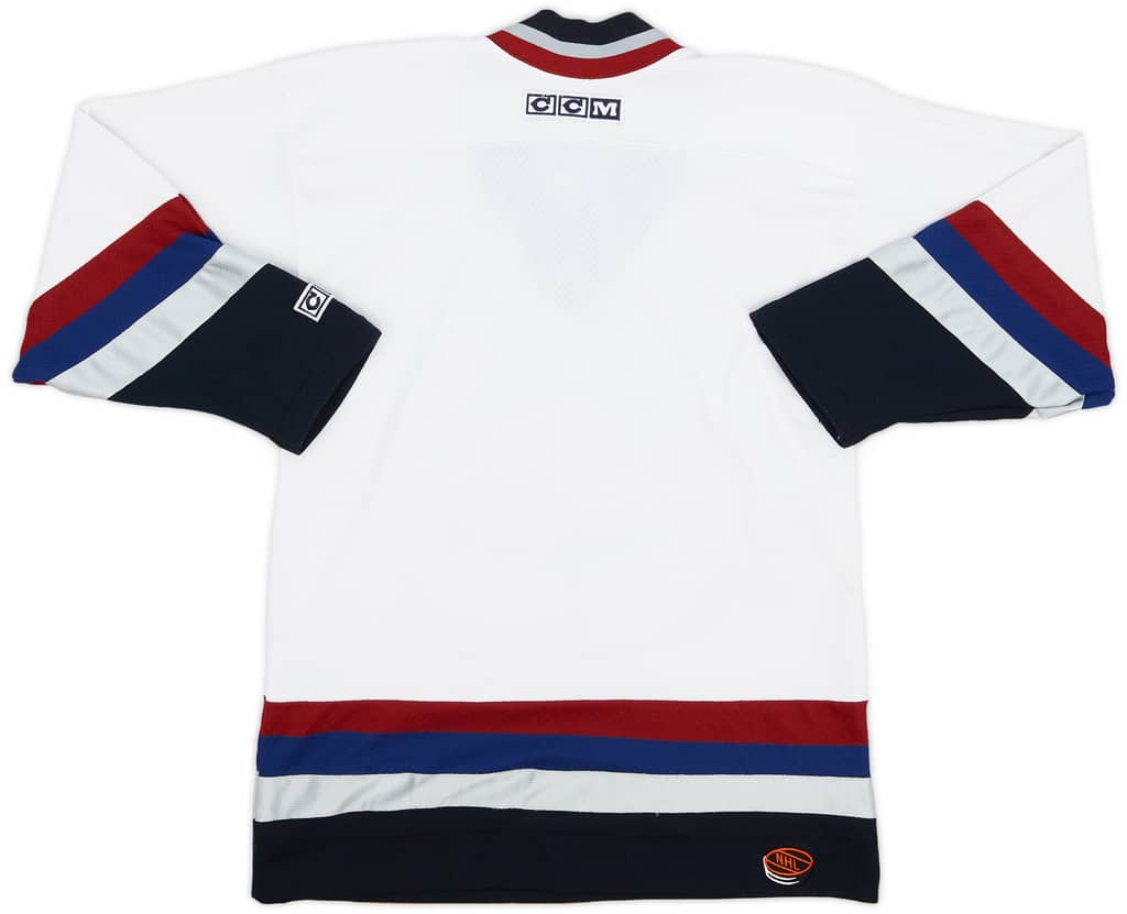 2000-03 Vancouver Canucks CCM Away Jersey - 6/10 - (XL.Boys)