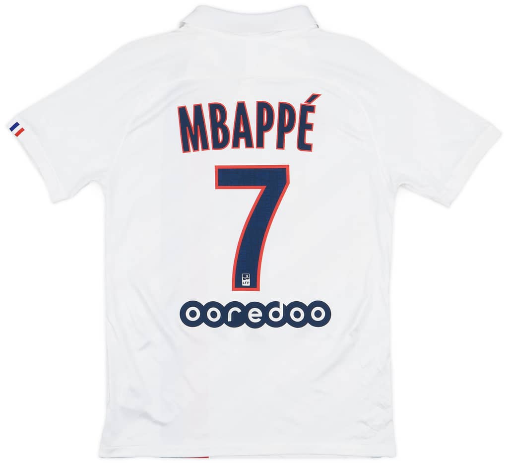 2019-20 Paris Saint-Germain Third Shirt Mbappe #7 - 8/10 - (S)