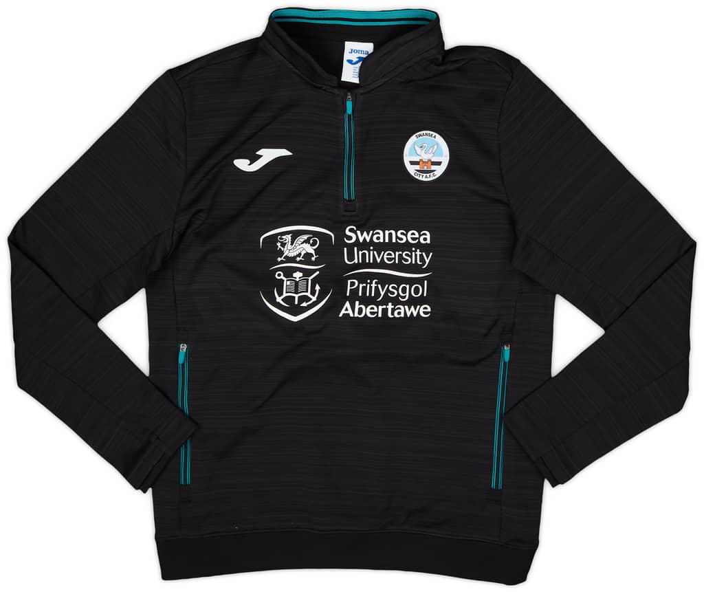 2021-22 Swansea City Joma 1/4 Zip Drill Top - 10/10 - (S)