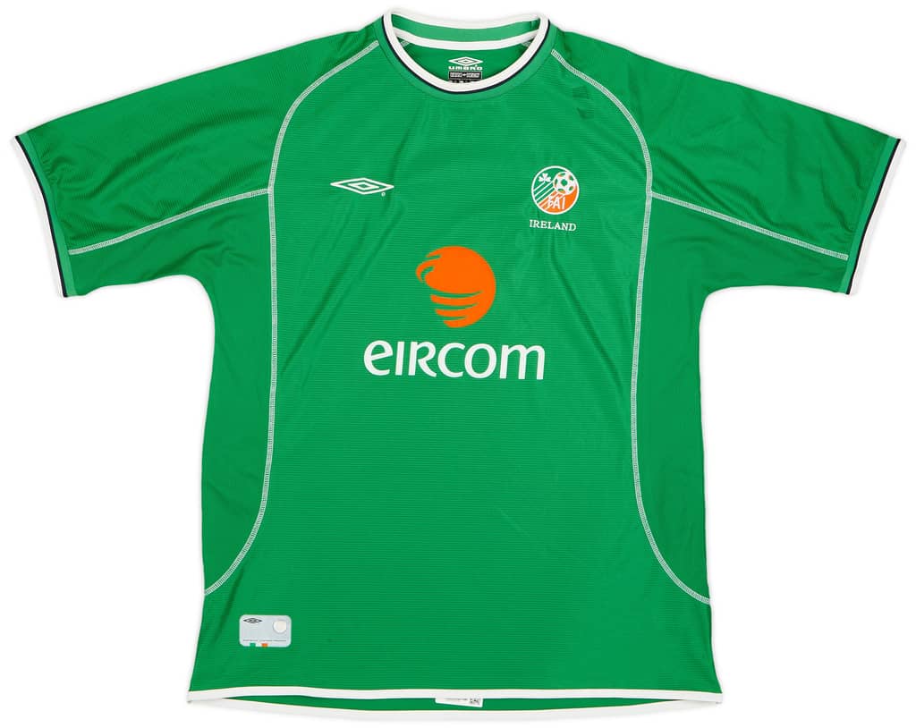 2001-03 Ireland Home Shirt R. Keane #10