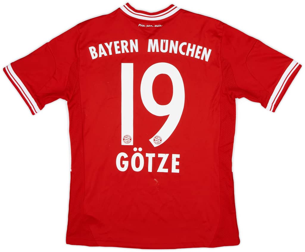 2013-14 Bayern Munich Home Shirt Gotze #19 - 6/10 - (L.Boys)