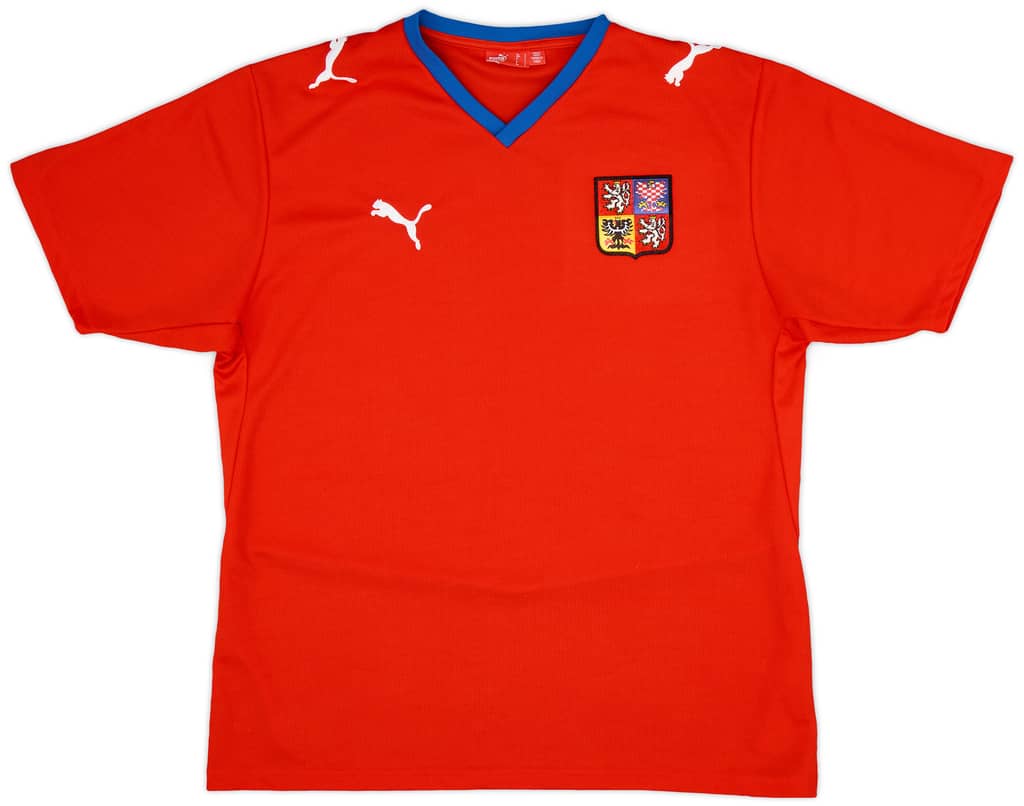 2008-09 Czech Republic Basic Home Shirt - 9/10 - (L)
