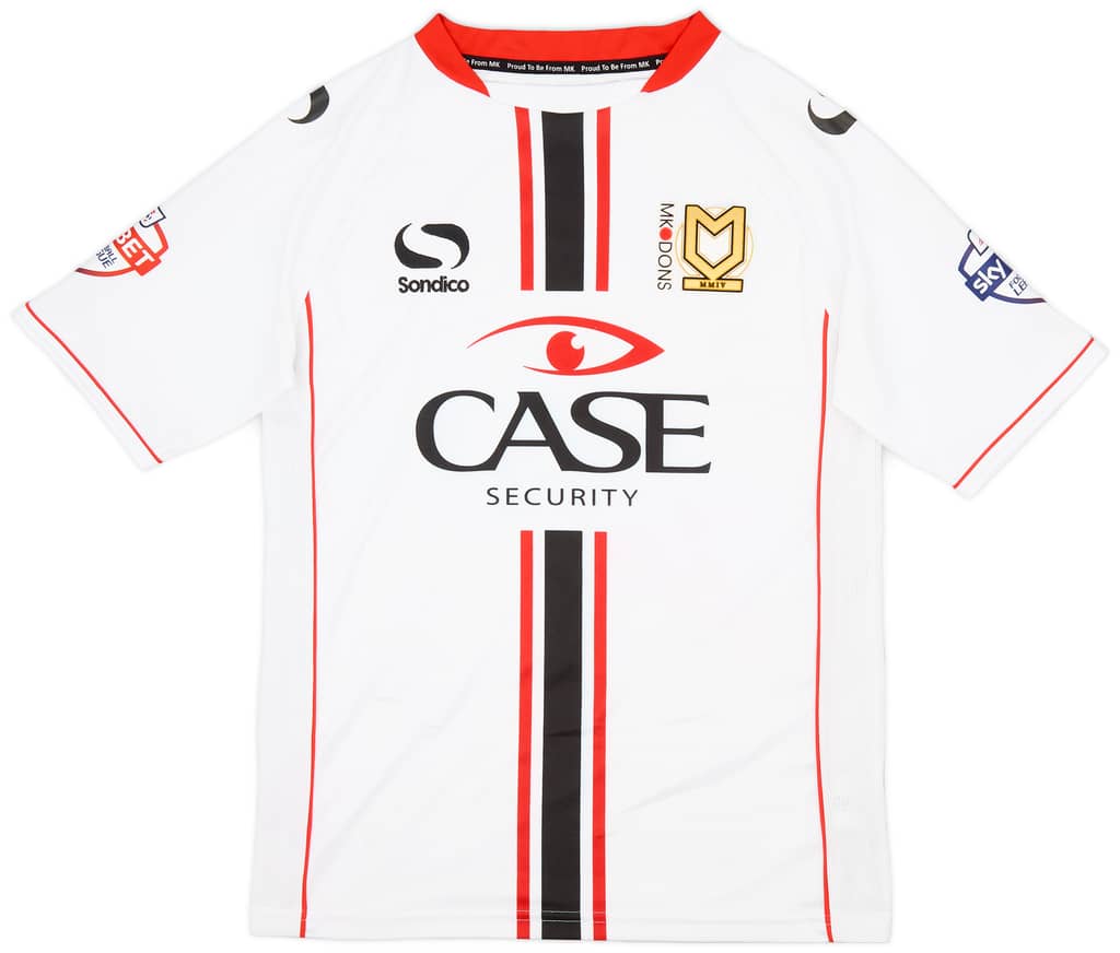 2013-14 MK Dons Home Shirt Bowditch #9 - 8/10 - (S)