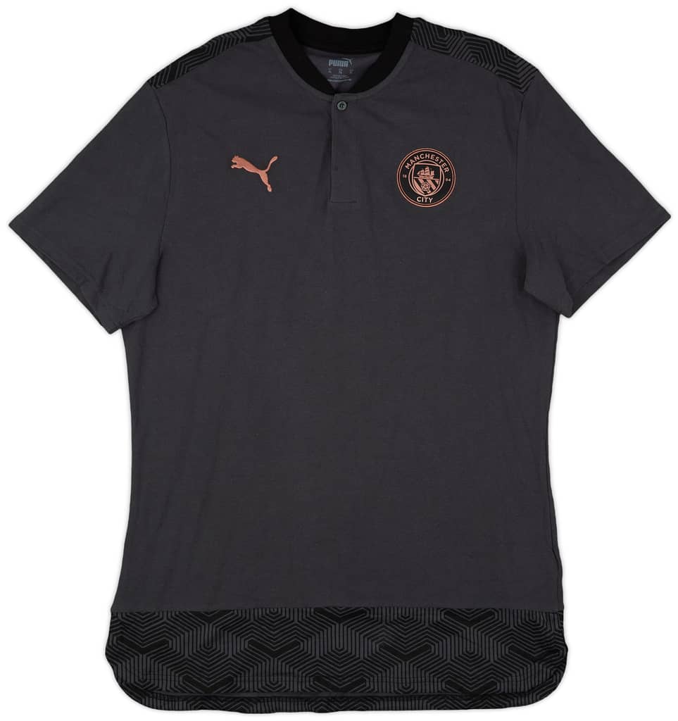 2020-21 Manchester City Puma Polo Shirt - 8/10 - (XL)